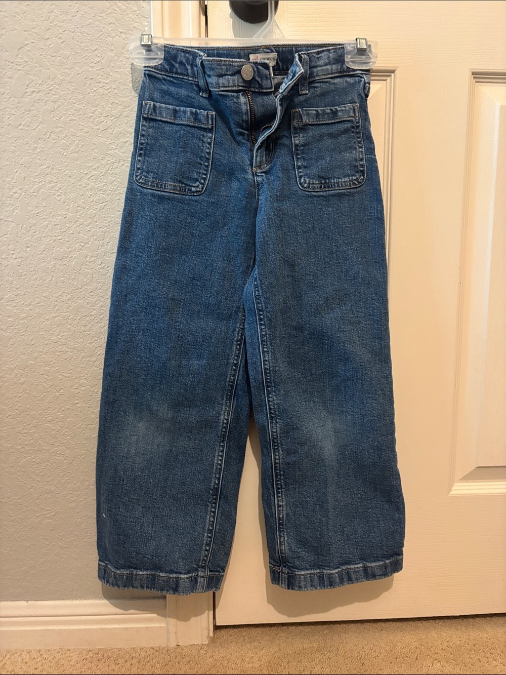 Kids Wide-Leg Blue Denim Jeans